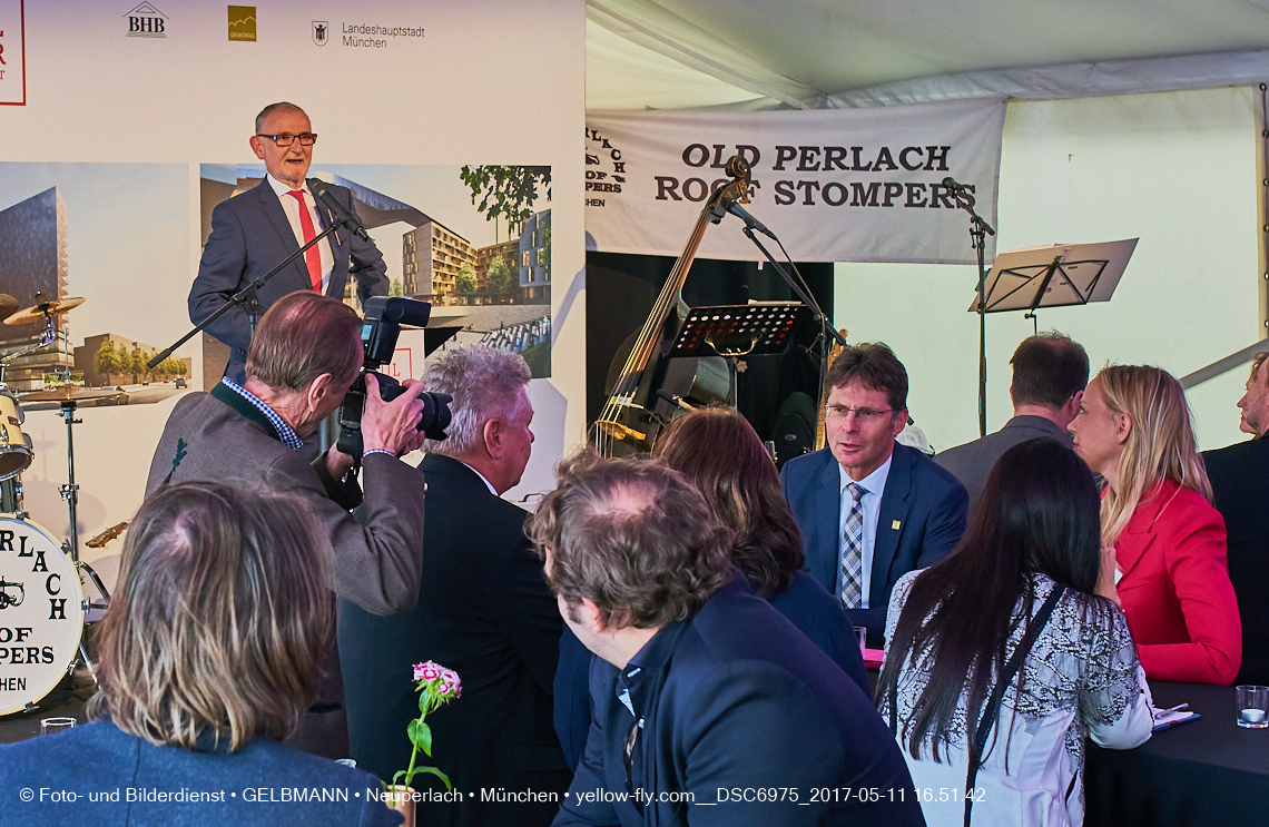 11. Mai 2017 - Grundsteinlegung für die LOGE und dem Kulturquadrat in Neuperlach